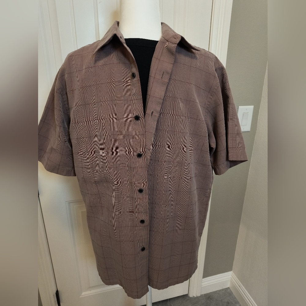 AXIST® Surf Soft Men's S/S Button Up Shirt - Medium